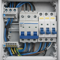 Chint nb1-63 interruttore magnetotermico 3p curva c 6ka guida din *** ampere 25 ampere, confezione 1