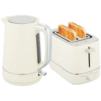 Set Bollitore da 1,7 L e Tostapane con 6 livelli di doratura, Beige