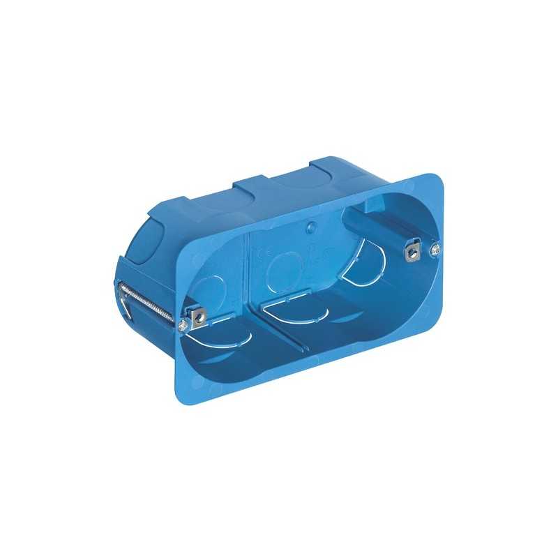 V71704 Scatola da Incasso 4 Moduli per Pareti Leggere Azzurro