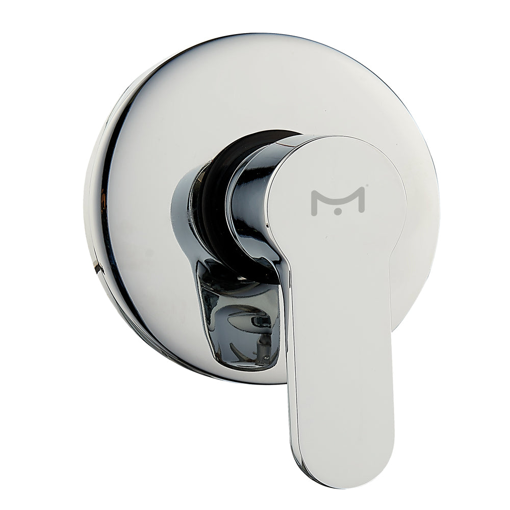 Miscelatore doccia ad incasso da parete rubinetto monocomando cromato *** confezione 1