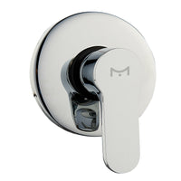 Miscelatore doccia ad incasso da parete rubinetto monocomando cromato *** confezione 1