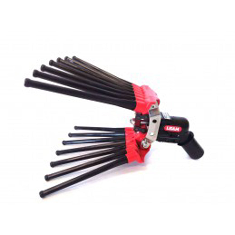 PETTINE PNEUMATICO DOPPIO RICAMBIO ABBACCHIATORE V8 TURBO LISAM