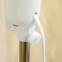 Ventilatore Da Pavimento Ø 44 cm Regolabile In Altezza Oscillante Silenzioso 45 W Con Telecomando Timer 3 Modalità 3 Velocità