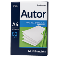 Kit professionale carta ledesma autor a4 80 g/m² 20 risme