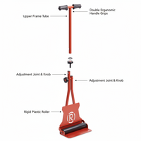 Rullo pressaguaina manico doppia impugnatura altezza regolabile