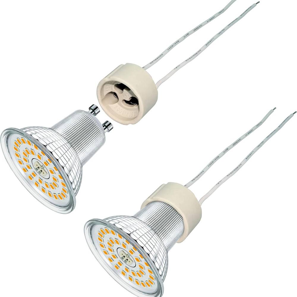 Portalampada attacco gu10 e gz10 connettore base per lampada alogena faeg fg24104