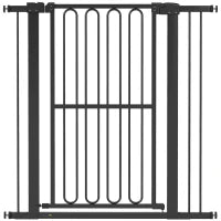 Cancelletto per Cani, 76-104 cm, Nero