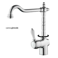 Miscelatore monoforo ottone cucina england one cromato erogazione orientabile *** confezione 1