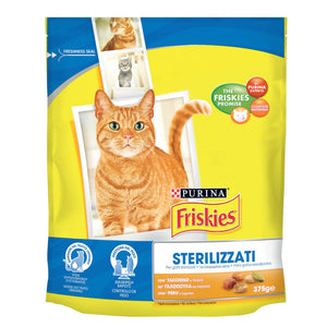 Friskies gatto crocchette sterilizzati con tacchino e verdure confezione da 375 grammi