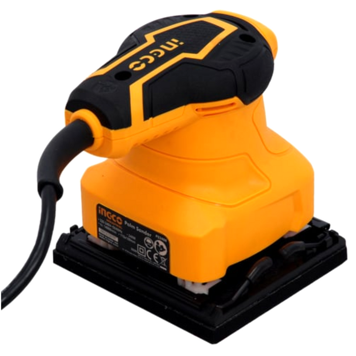 Levigatrice palmare a filo 240 w 5 fogli carta abrasiva + spazzole ricambio