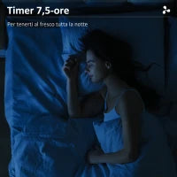 Ventilatore a Nebulizzazione da 3L a 3 Modalità e 3 Velocità, in Plastica e Metallo, 50x40x125 cm, Bianco e Nero