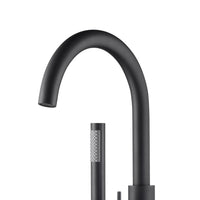 Ogomondo miscelatore a pavimento per vasca freestanding black mumbai in ottone *** finitura- nero opaco, confezione 1