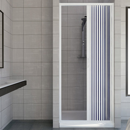 Porta doccia 140 CM in PVC mod. Vergine con apertura laterale