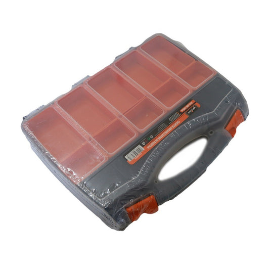 Trade Shop - Valigetta Cassetta Porta Attrezzi E Minuteria Organizer 37x30x8 Cm 31 Scomparti -