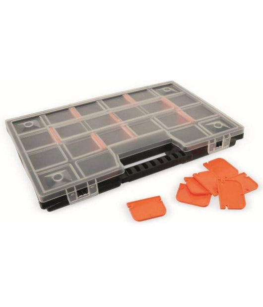 Valigetta Porta Minuteria Tool Box Ferramenta A Scomparti 28,5 X 19 X 3,5 Cm         