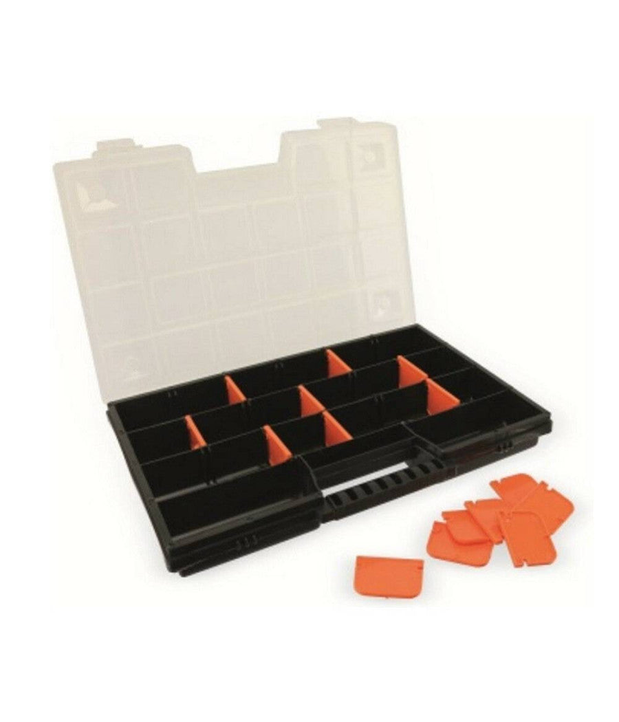 Valigetta Porta Minuteria Tool Box Ferramenta A Scomparti 28,5 X 19 X 3,5 Cm         
