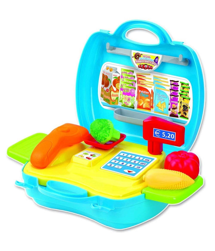 Valigetta Supermercato Registratore Di Cassa E Accessori Per La Spesa 3+ Anni         