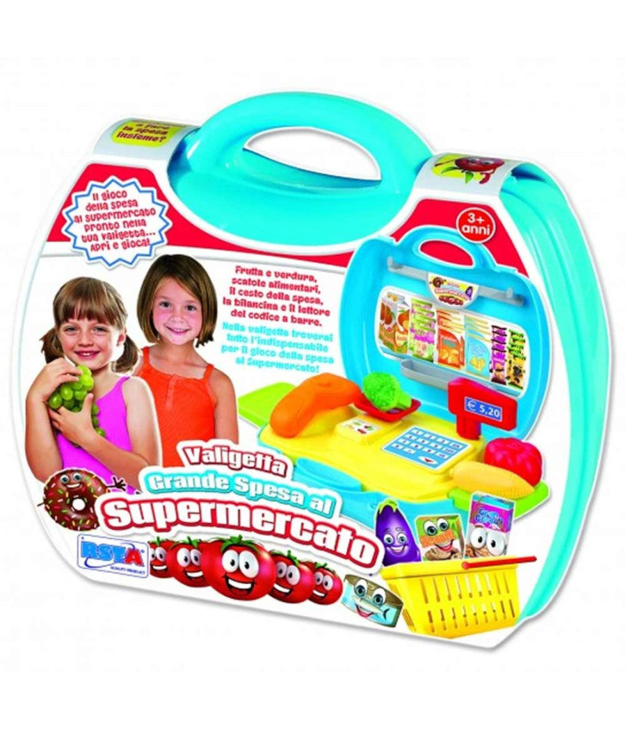 Valigetta Supermercato Registratore Di Cassa E Accessori Per La Spesa 3+ Anni         