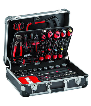 Valigia Con Set Kit Assortimento Utensili X Manutenzione Usag 002 Jm 183 Pezzi         