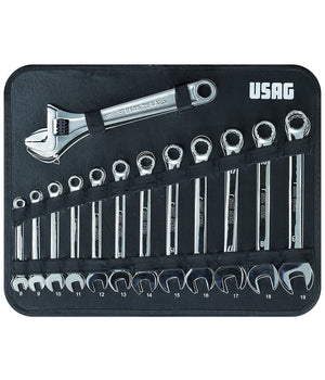 Valigia Con Set Kit Assortimento Utensili X Manutenzione Usag 002 Jm 183 Pezzi         