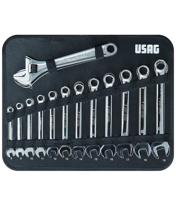 Valigia Con Set Kit Assortimento Utensili X Manutenzione Usag 002 Jm 183 Pezzi         