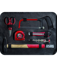 Valigia Con Set Kit Assortimento Utensili X Manutenzione Usag 002 Jm 183 Pezzi         