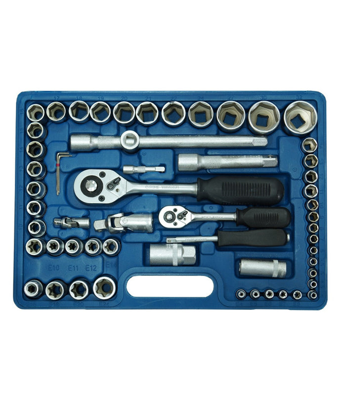 Valigia Set Chiavi A Bussola 108 Pezzi Vanadium Con Cricchetto 108 Pz Vanadium         