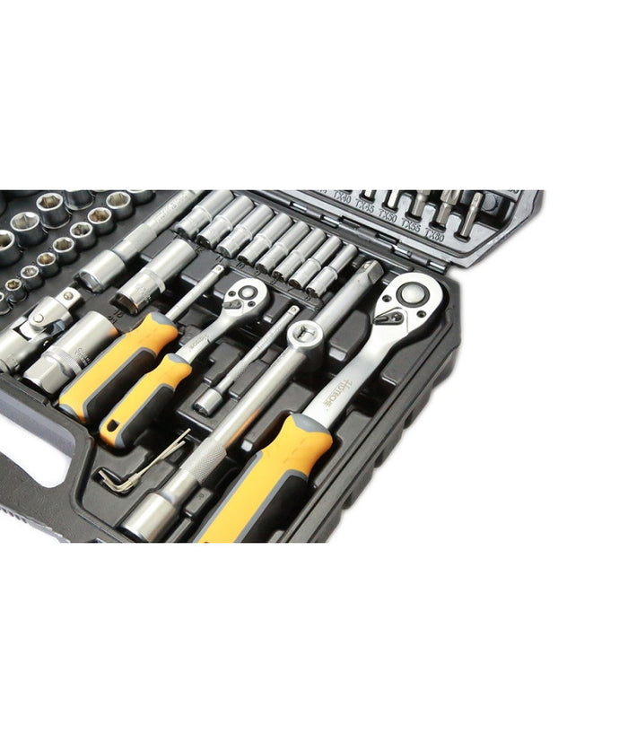 Valigia Set Chiavi A Bussola 110 Pz 1/2" 1/4" Chiavi A Cricchetto Reversibili         