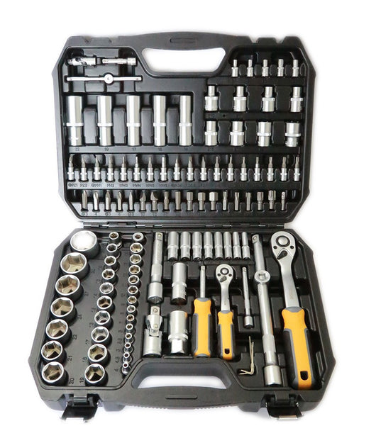 Valigia Set Chiavi A Bussola 110 Pz 1/2" 1/4" Chiavi A Cricchetto Reversibili         