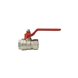 Valvola a sfera F–F 3/8" Art. 090 – ottone cromato compatta