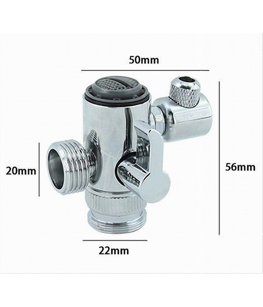 Valvola Deviatrice Rubinetto Bagno Cucina Collegamento Doccia A Mano Bidet 87501         