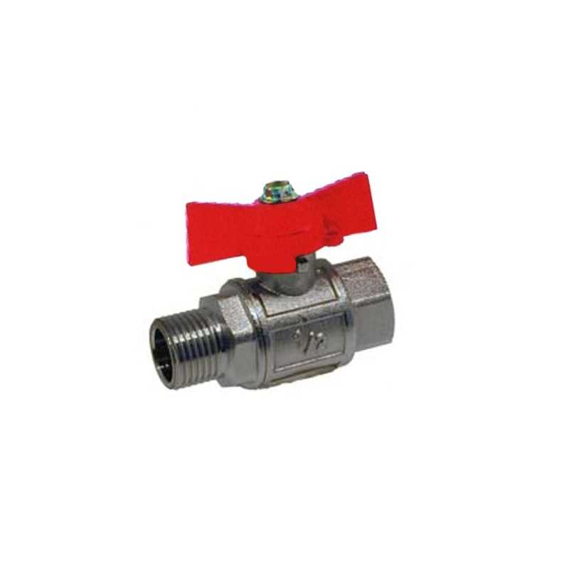 Valvola Sfera Mf Manico Farfalla Pro 3/8"
