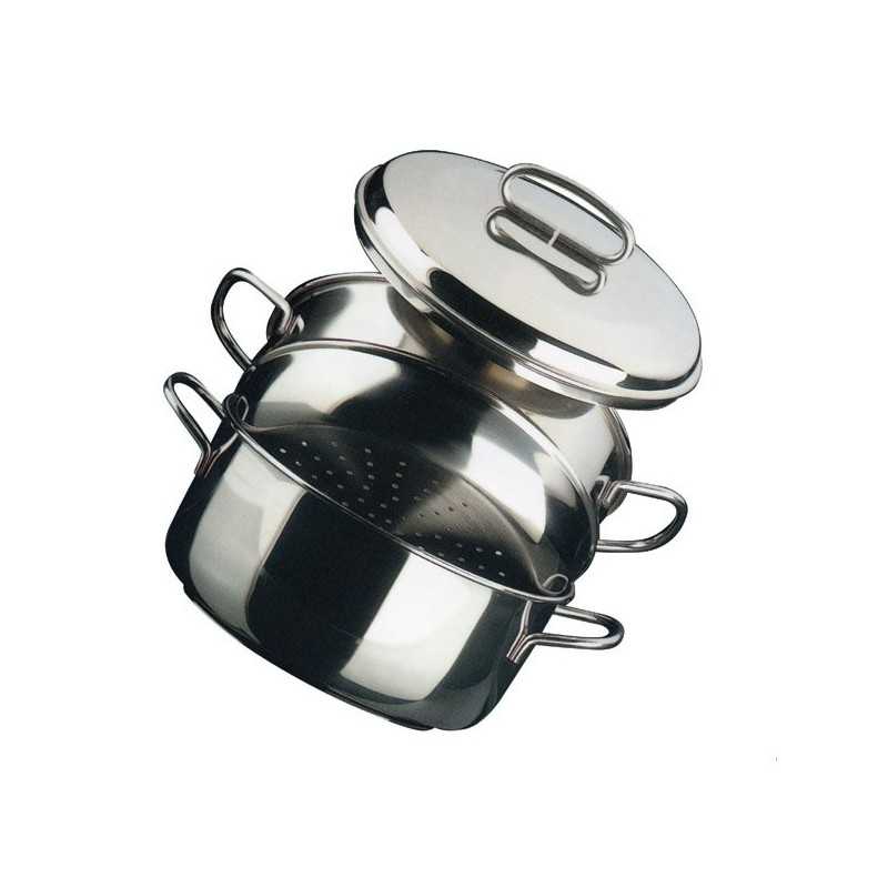 Vaporiera Inox cm 22 Vapor in Metalsomma