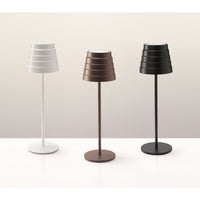 Lampada da tavolo led ricaricabile IP54 colore nero mod. Maya