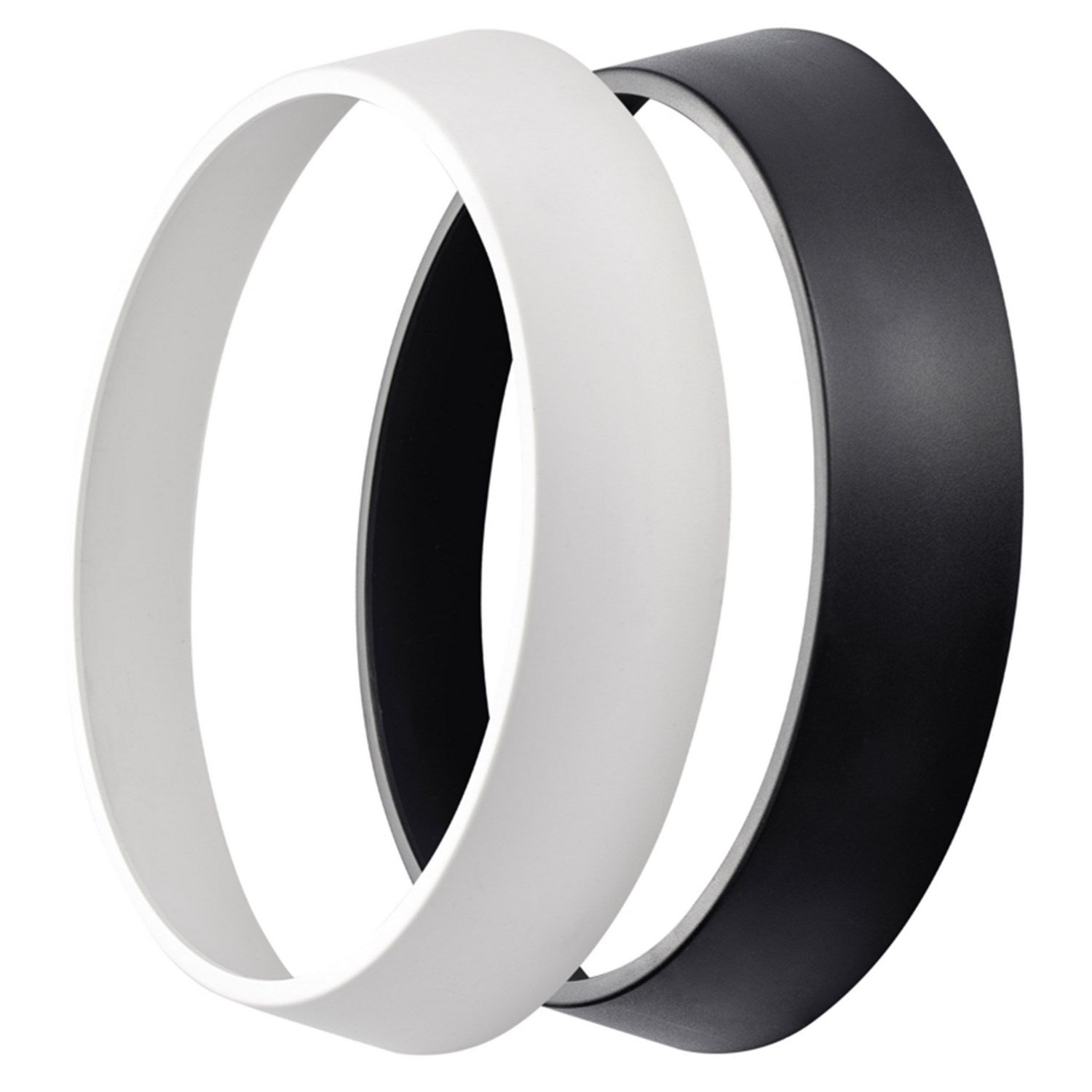 Plafoniera tonda led con sensore crepuscolare colore nero o bianco mod. Oviedo