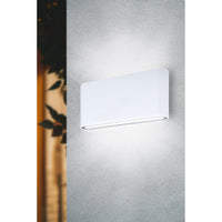 Applique led rettangolare doppio fascio colore bianco mod. Alicante