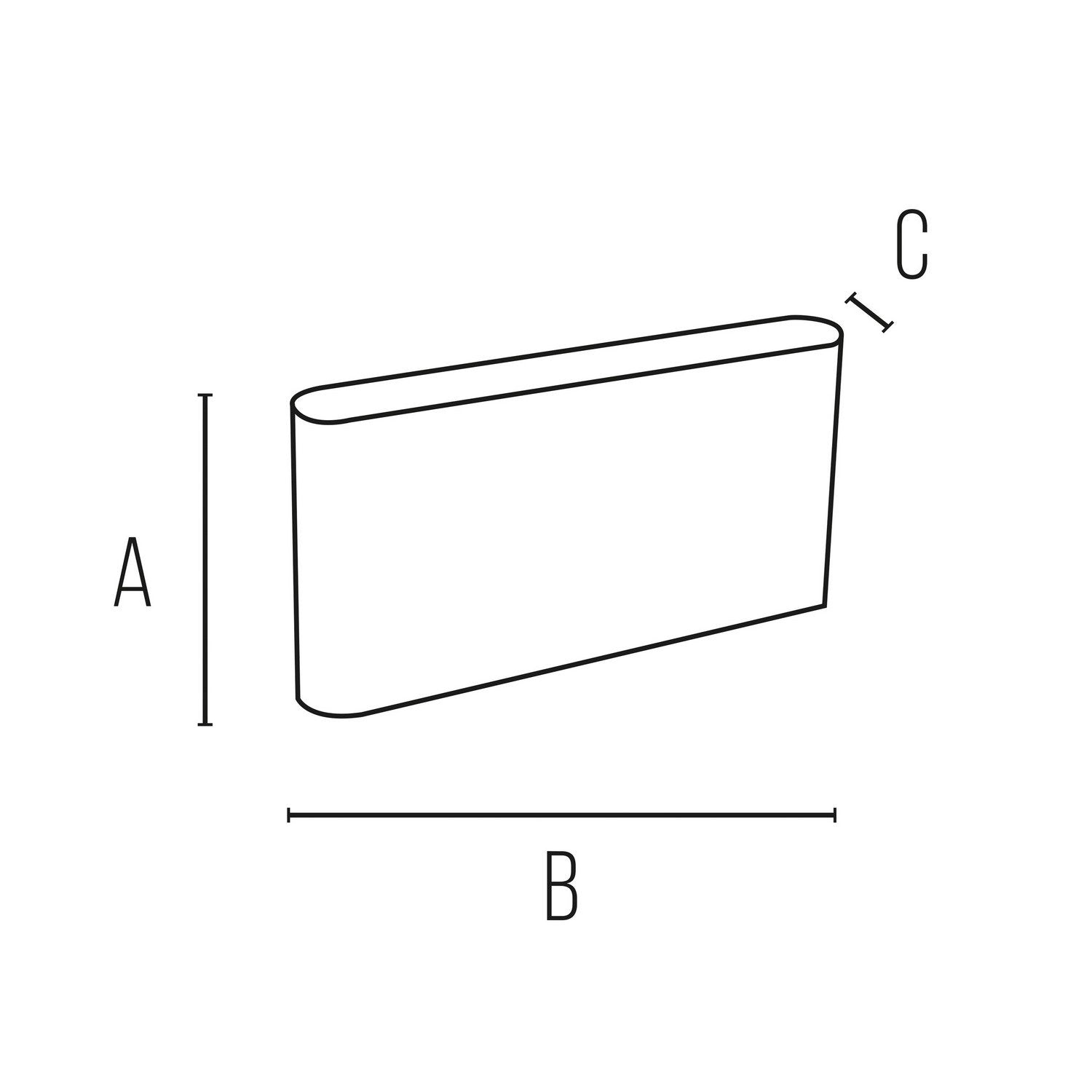 Applique led rettangolare doppio fascio colore antracite mod. Alicante