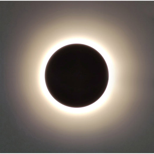 Applique led tonda da parete colore antracite mod. Luna