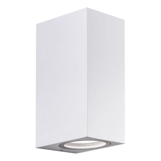 Applique led da parete a doppio fascio colore bianco mod. Toledo