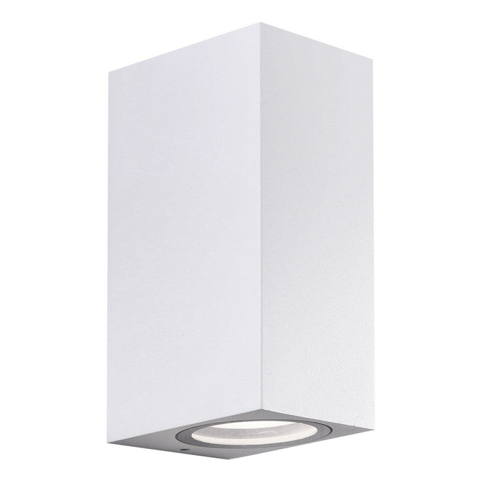 Applique led da parete a doppio fascio colore bianco mod. Toledo