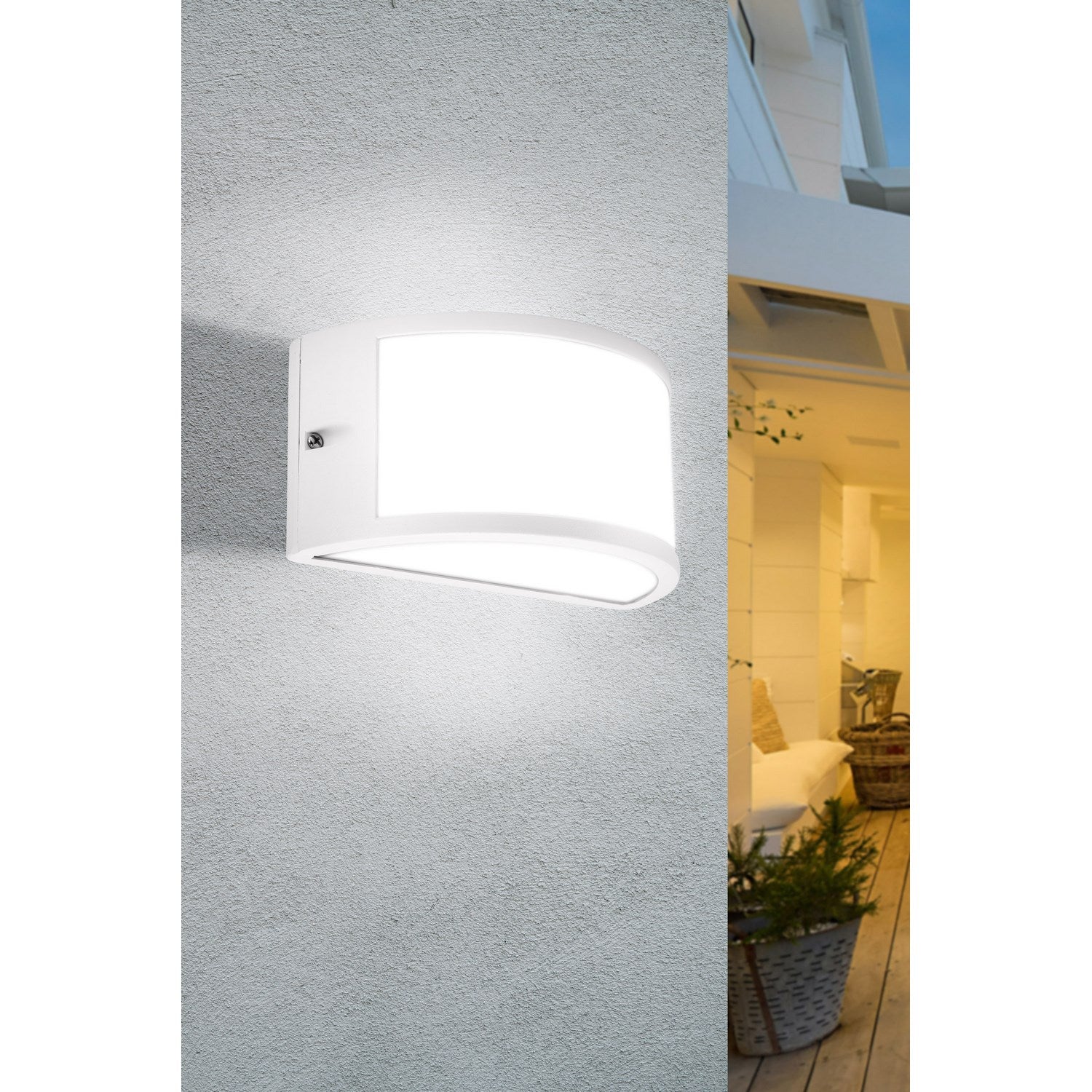 Applique led da parete colore bianco mod. SEGOVIA110B