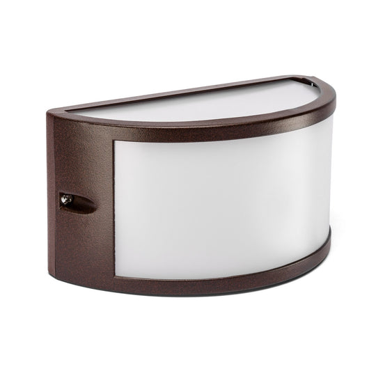 Applique led da parete colore corten mod. SEGOVIA110C