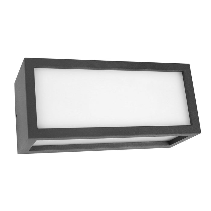 Applique led da parete a tre emissioni con griglia frontale colore antracite mod. Vigo 3
