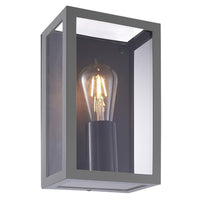 Lanterna da parete colore antracite mod. Leon