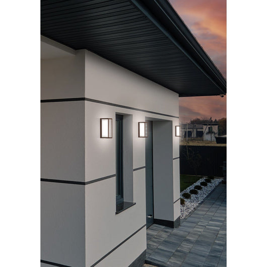 Applique led da parete colore corten mod. Leon