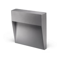 Segnapasso led da parete colore grigio marina mod. Bilbao 3