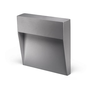 Segnapasso led da parete colore grigio marina mod. Bilbao 3