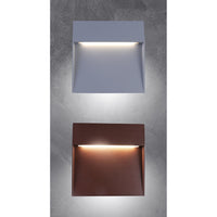Segnapasso led da parete colore grigio marina mod. Bilbao 3