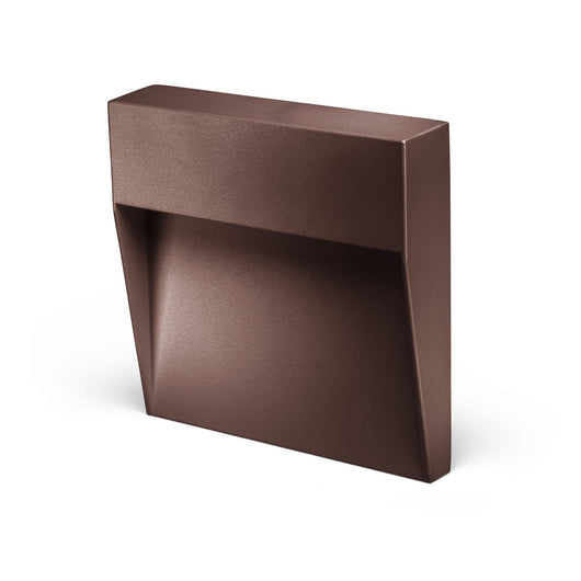 Segnapasso led da parete colore corten mod. Bilbao 6