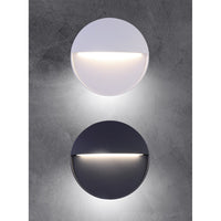 Segnapasso led da parete colore grigio marina mod. Bilbao 3 5